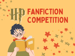 Harry Potter Fan Fiction competition