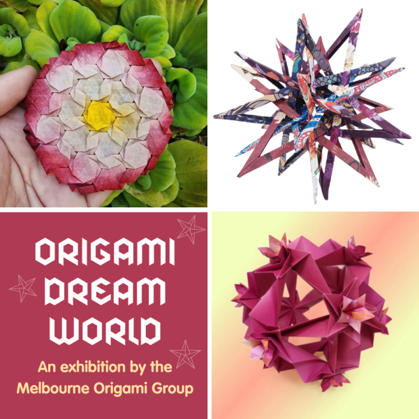 Origami dream world exhibition