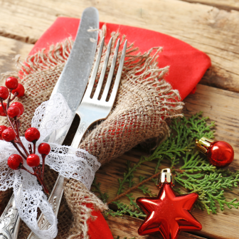 Christmas table decorations